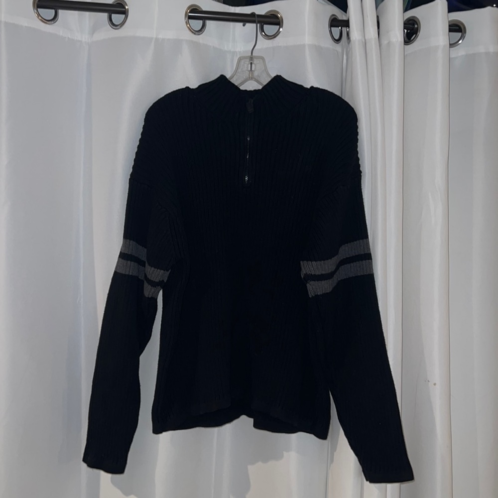 Eddie Bauer large mens half zip sweater